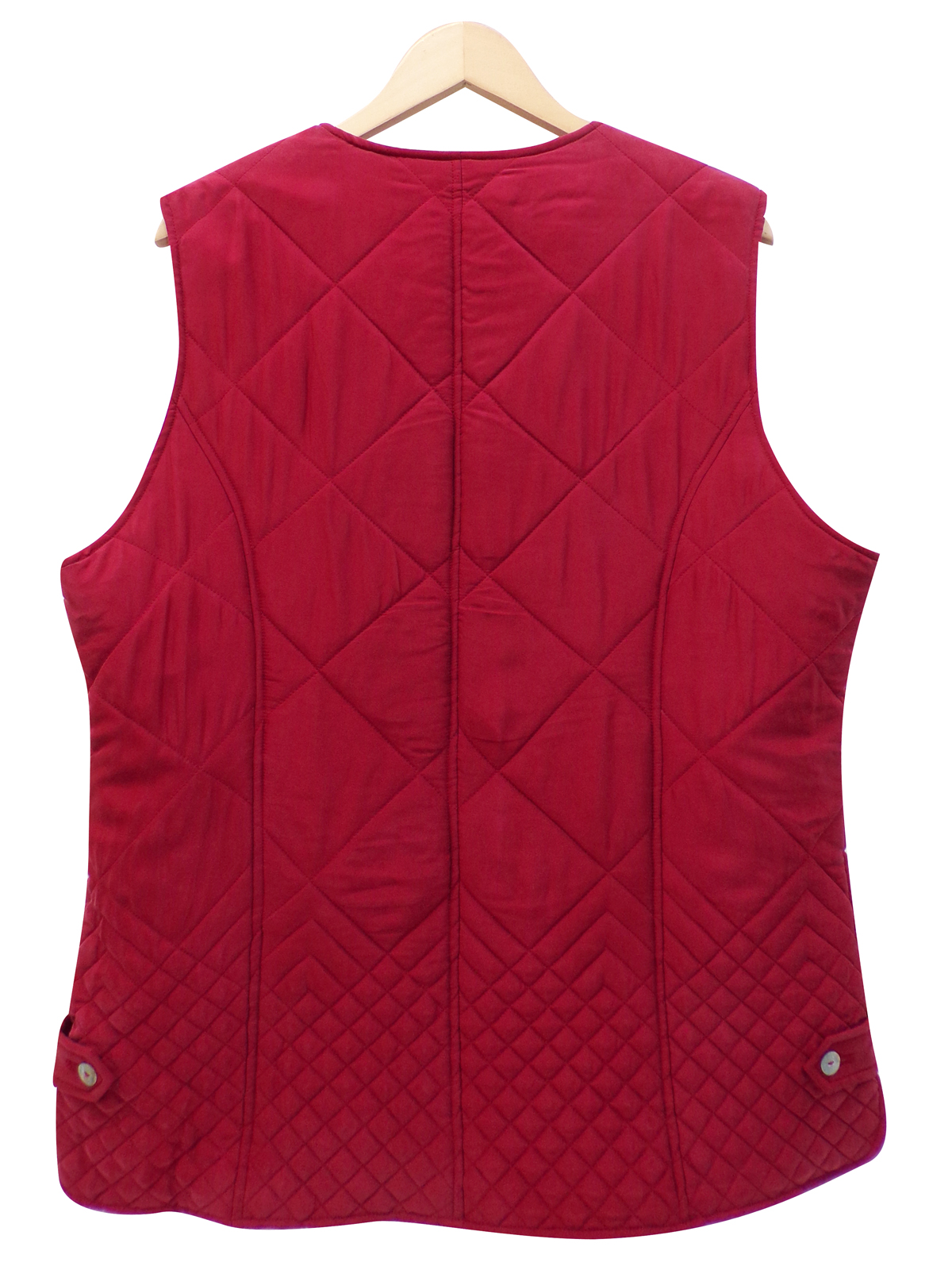 Touch of Silk - - Touch of Silk RED Pure Silk Quilted Button Through ...