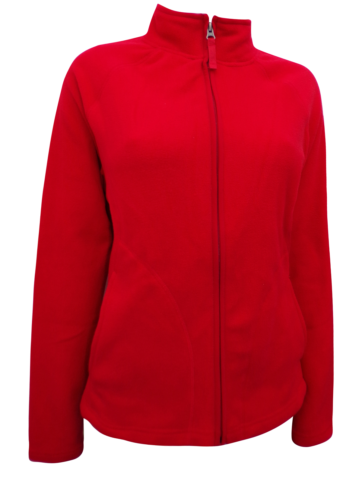 Merona - - Merona RED Zip Through Fleece Jacket - Size Small to XXLarge