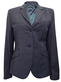 Turo Tailor CHARCOAL Kylie Wool Blend Single Breasted Blazer Jacket - Size 14 (EU 40) Turo Tailor CHARCOAL Kylie Wool Blend Single Breasted Blazer Jacket - Size 14 (EU 40)