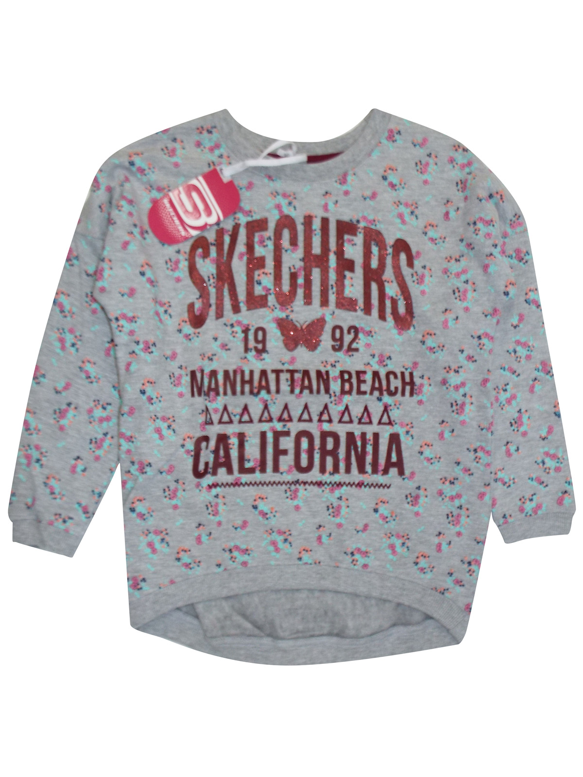 skechers sweatshirts grey