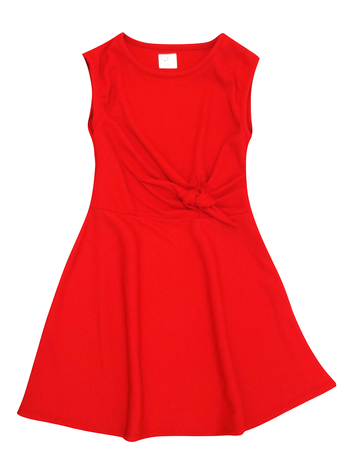 Matalan - - GIRLS RED Sleeveless Tie Waist Dress - Age 18/20mths to 6/7yrs