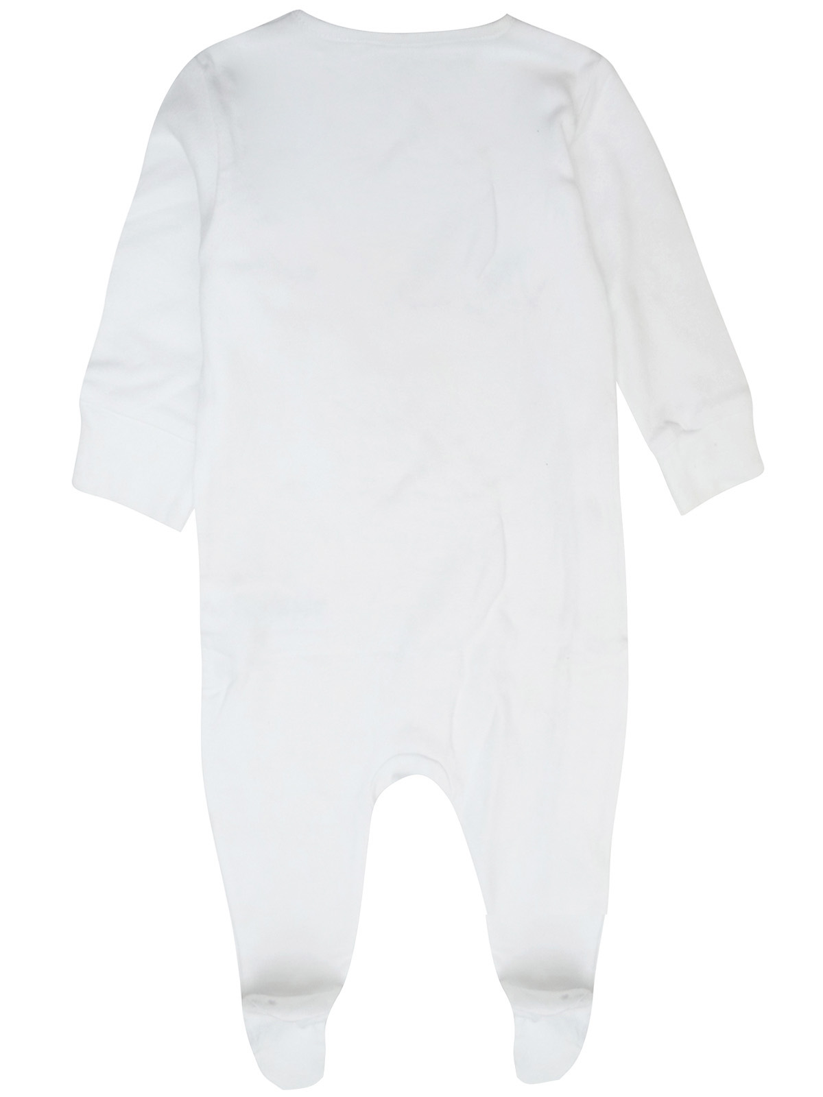 N3XT WHITE Unisex Baby Pure Cotton Sleepsuit - Size 3M to 3/6M