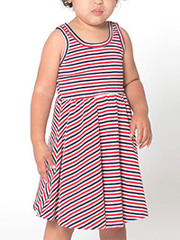 American Apparel RED/NAVY Baby Girls Striped Skater Dress - Age 6/12M to 12/18M American Apparel RED/NAVY Baby Girls Striped Skater Dress - Age 6/12M to 12/18M