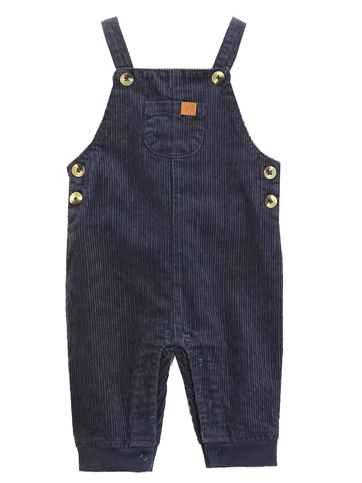 John Lewis J0HN L3WIS NAVY Baby Organic Cotton Cord Dungarees Age