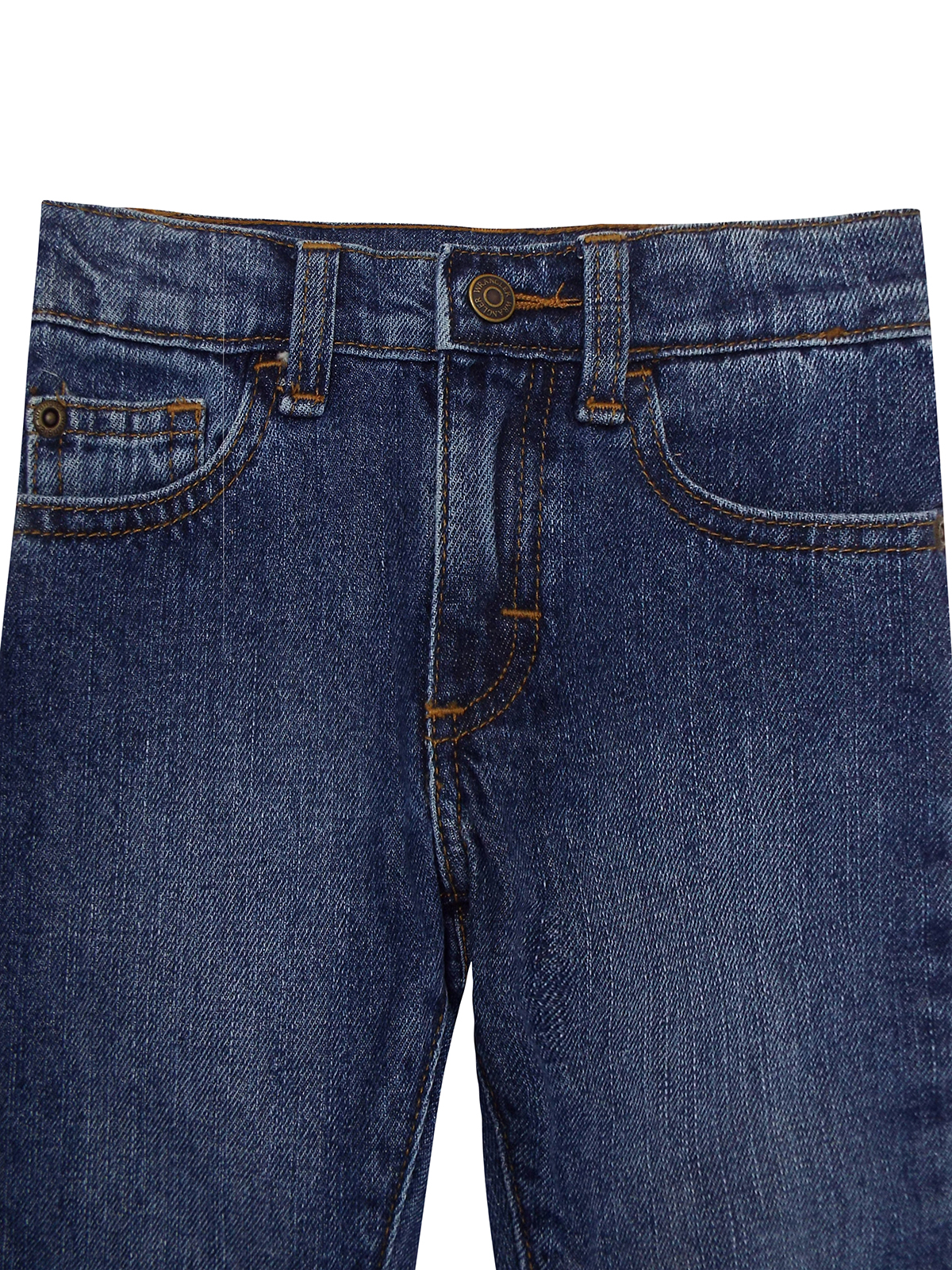 Wrangler - - WR4NGLER BLUE-DENIM Boys Pure Cotton Straight Leg Jeans ...