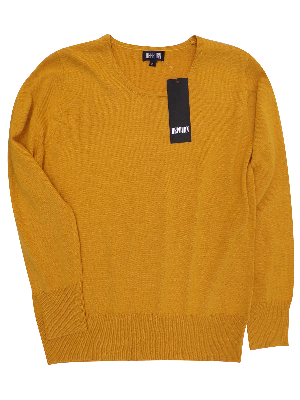 Hepburn - - Hepburn OCHRE Long Sleeve Knitted Jumper - Size Small to XLarge