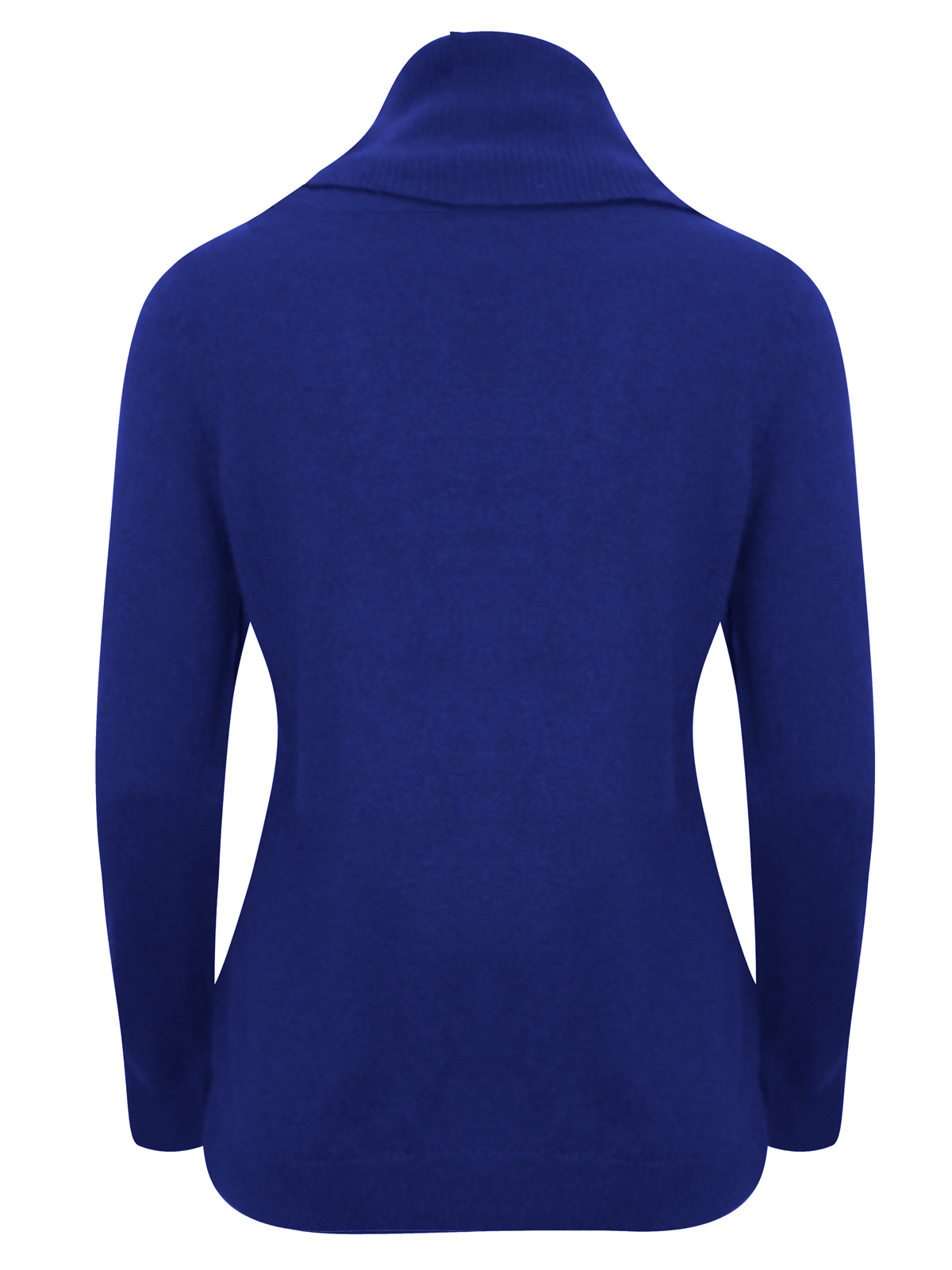 BPC Selection - - BPC Selection RICH BLUE Roll Neck Wool Cashmere ...