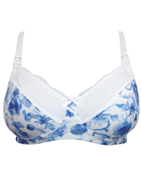 Bl00ming Marv3llous BLUE Floral Maternity Nursing Bra - Size 34 to 40 (B Cup) Bl00ming Marv3llous BLUE Floral Maternity Nursing Bra - Size 34 to 40 (B Cup)