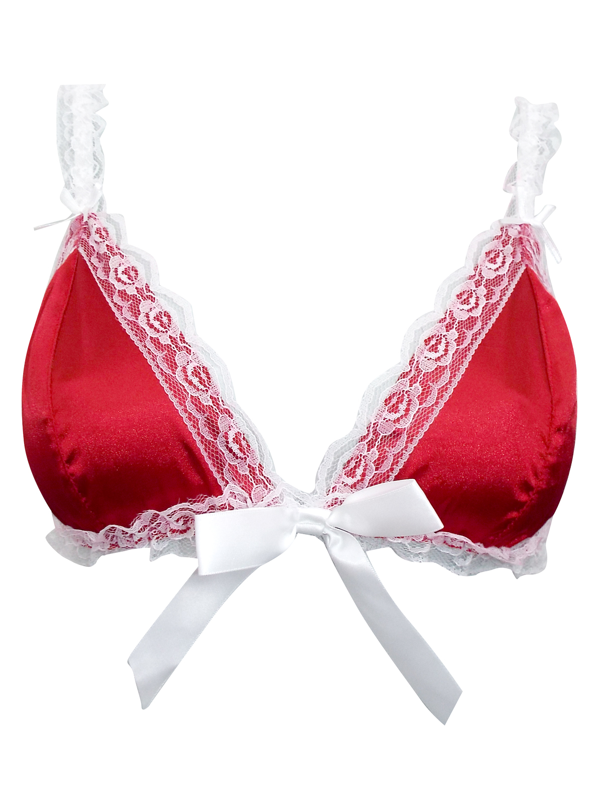 *FREE POST* Ann Summers Fianna Red Crotchless Thong Sz Small 8-10 