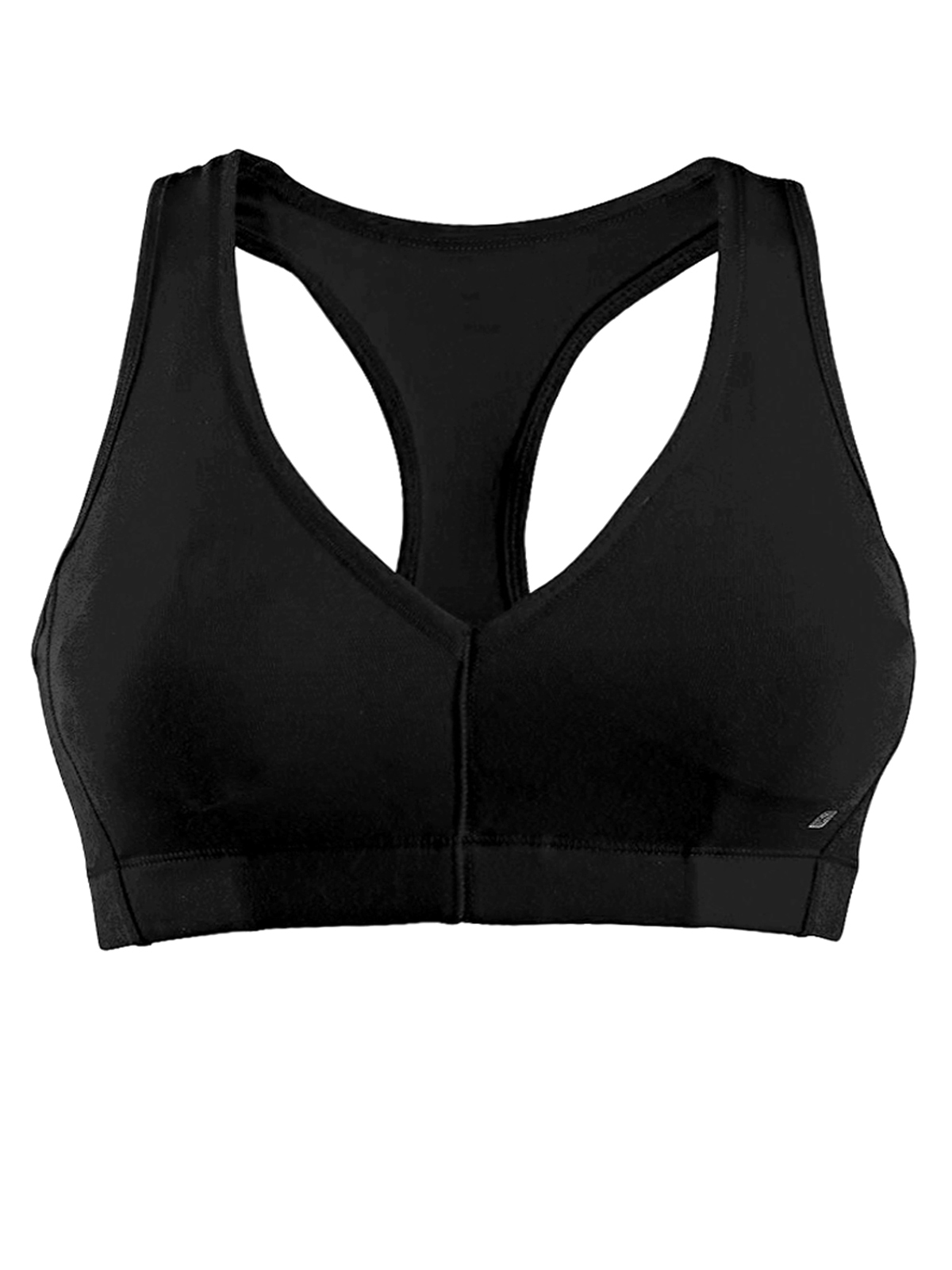 Buy Domyos by Decathlon Women Black Low Support Padded Sports Bra at