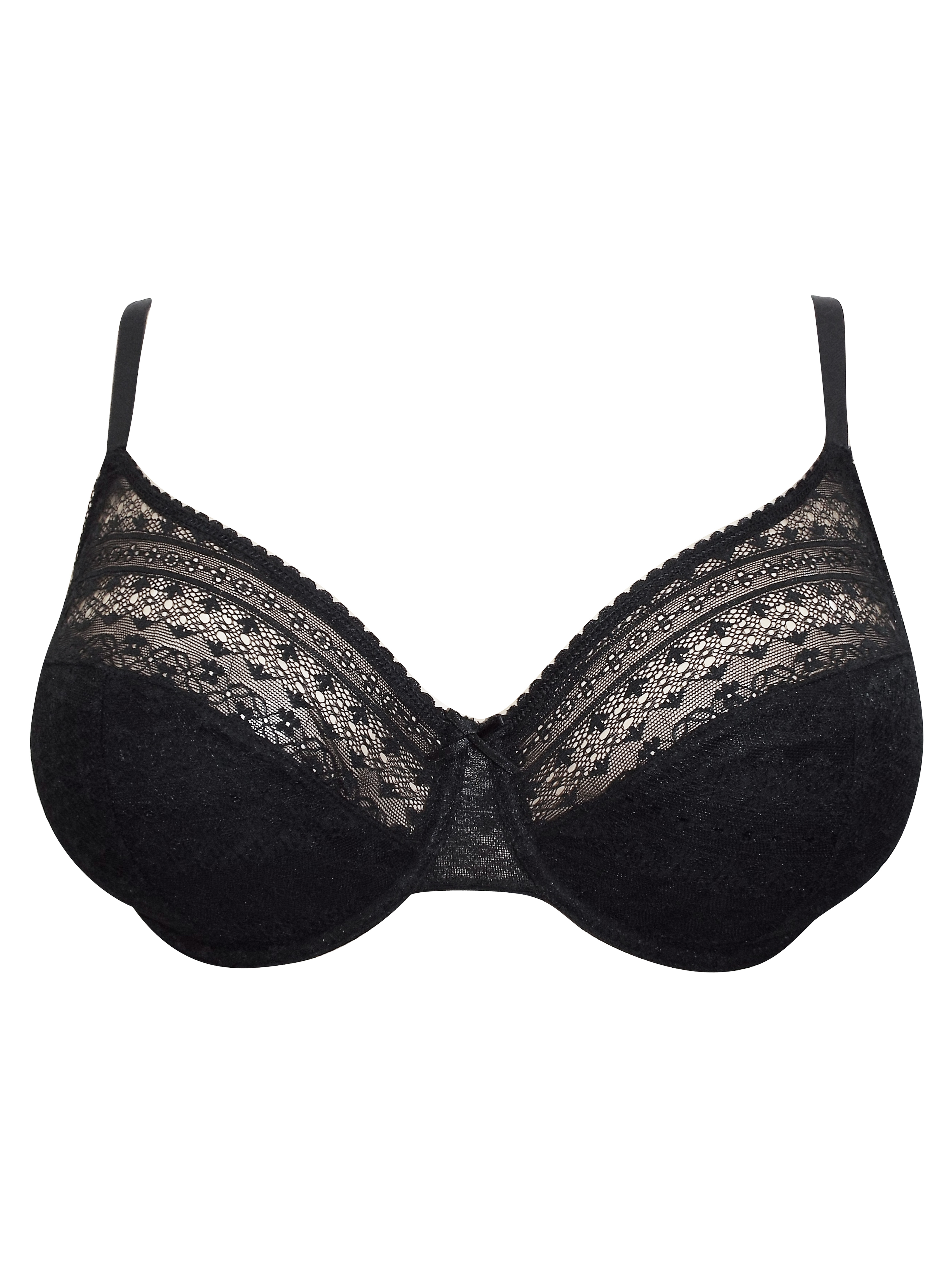Marks and Spencer - - M&5 BLACK All Over Lace Underwired ...