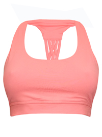 F&F ORANGE Racer Back Non-Wired Sports Bra - Size Small to XLarge F&F ORANGE Racer Back Non-Wired Sports Bra - Size Small to XLarge