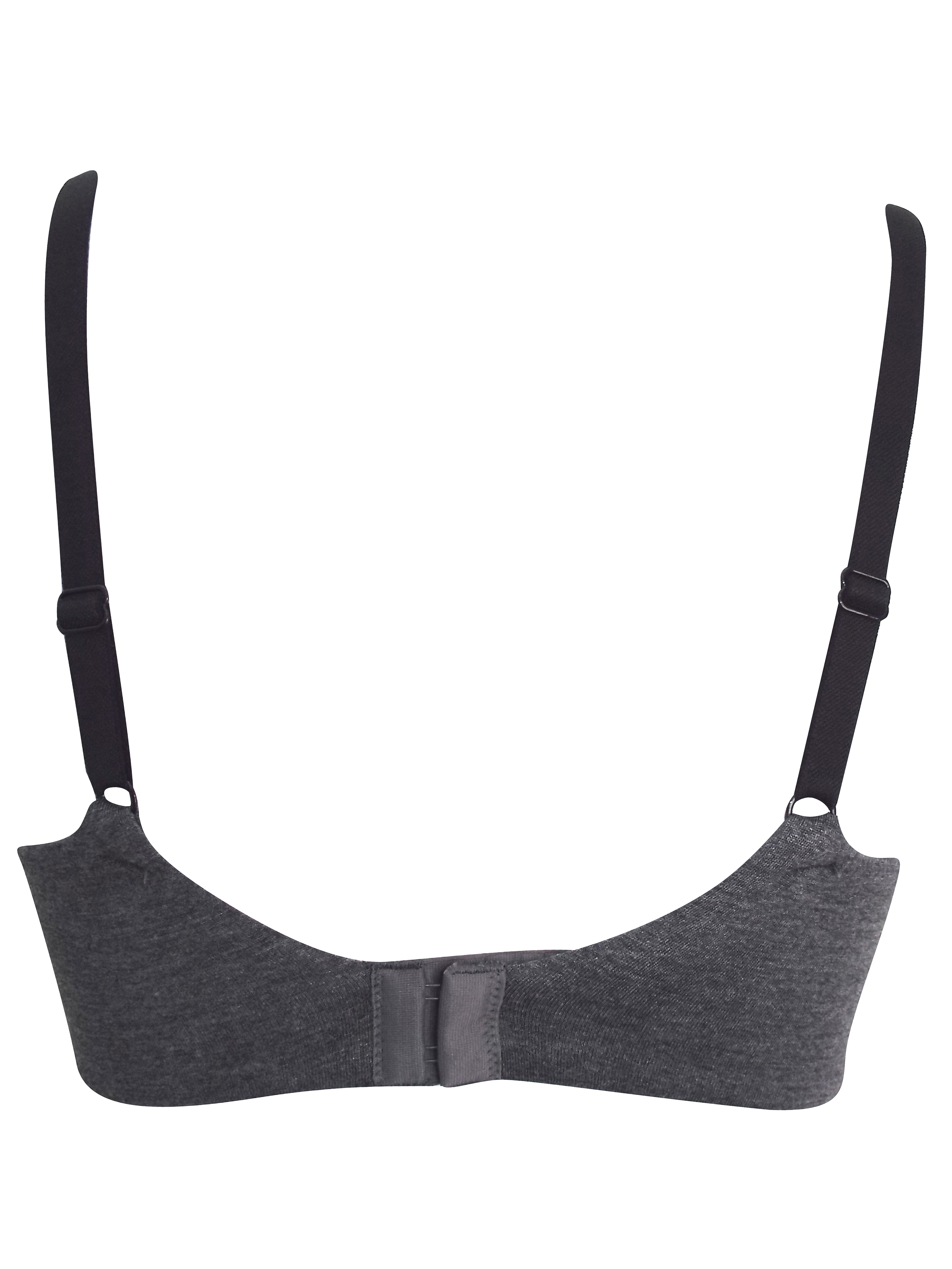 F&F - - F&F GREY Lace Trim Smoothing Moulded Full Cup Bra - Size 34 to ...