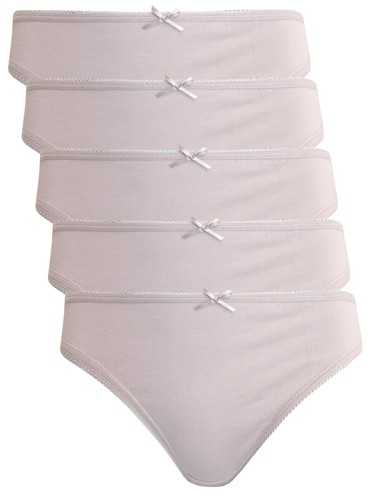 NEUTRAL 5Pack Silky Soft High Leg Knickers Size 8