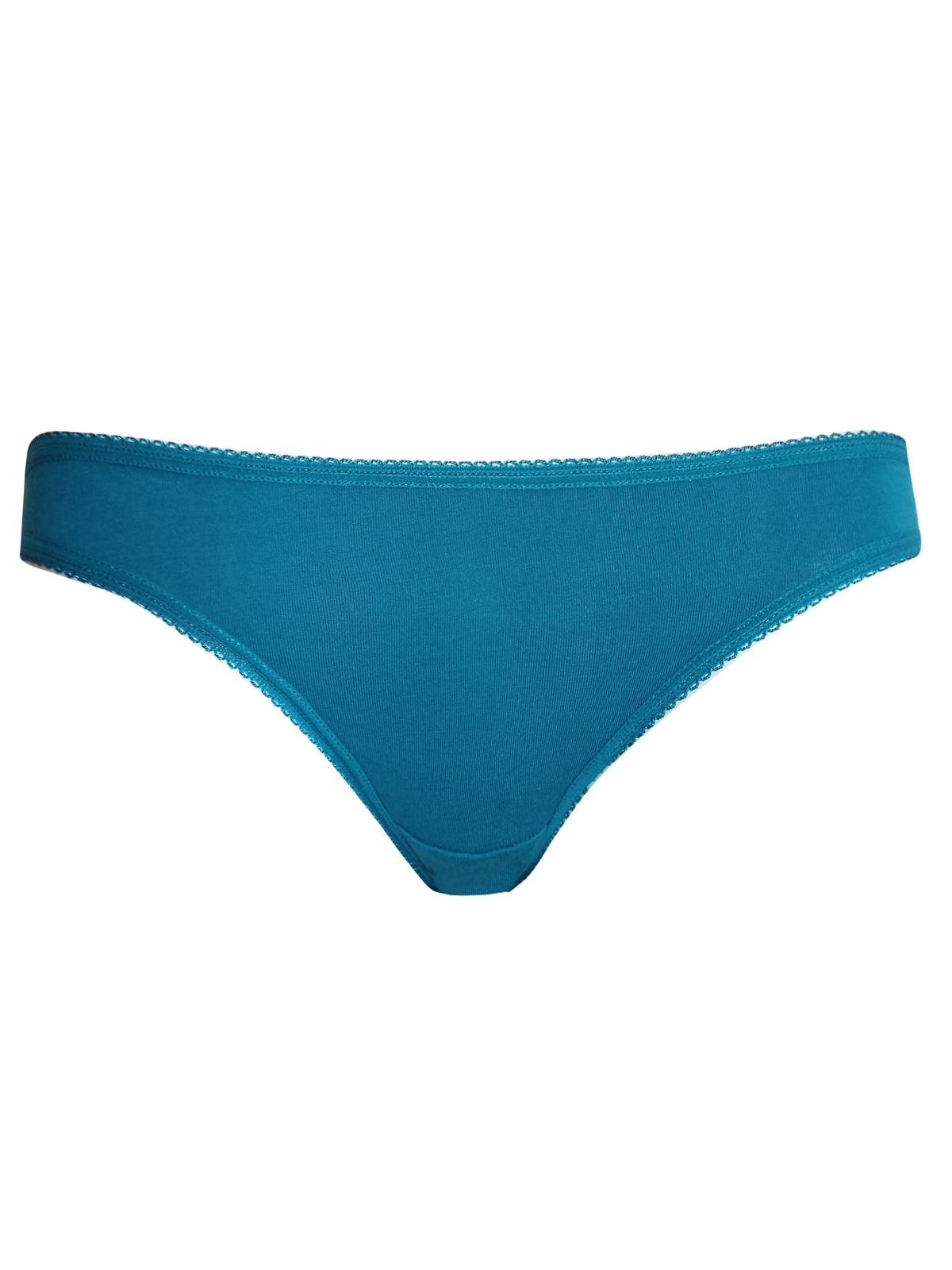 Marks and Spencer M&5 TEAL 5Pack Cotton Rich Bikini Knickers