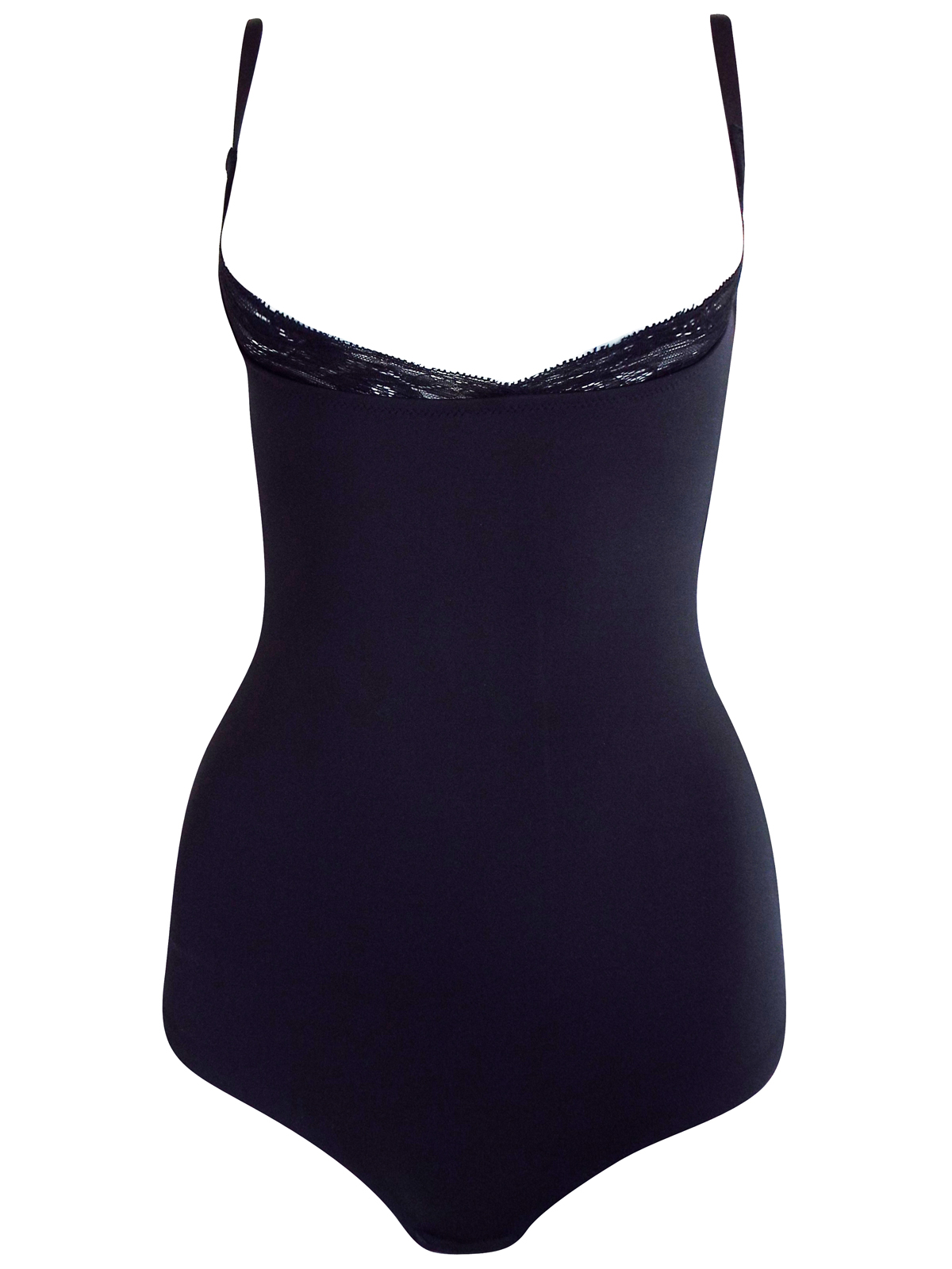 Ann Summers - - Ann Summers BLACK Wear Your Own Bra Control Shapewear  Bodysuit - Size 8 to 16