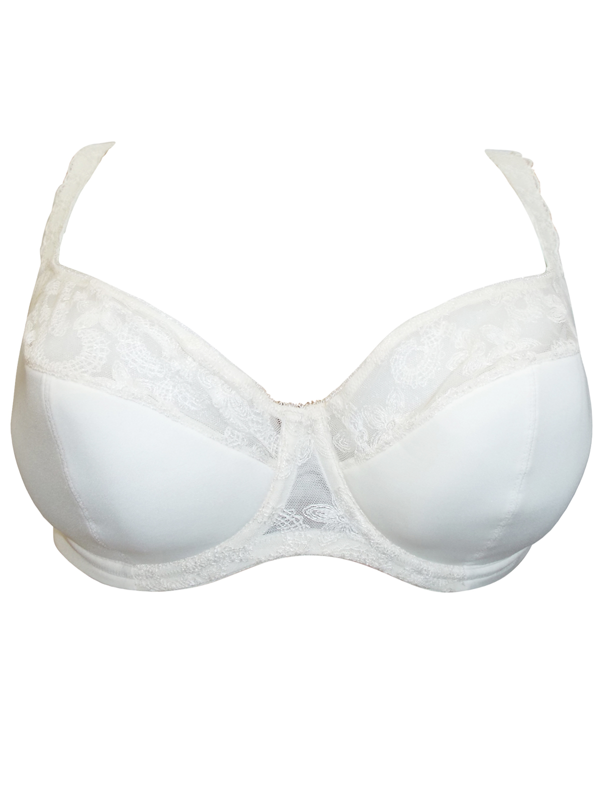 Penningtons - - Penningtons CREAM Floral Lace Underwired Full Cup Bra ...