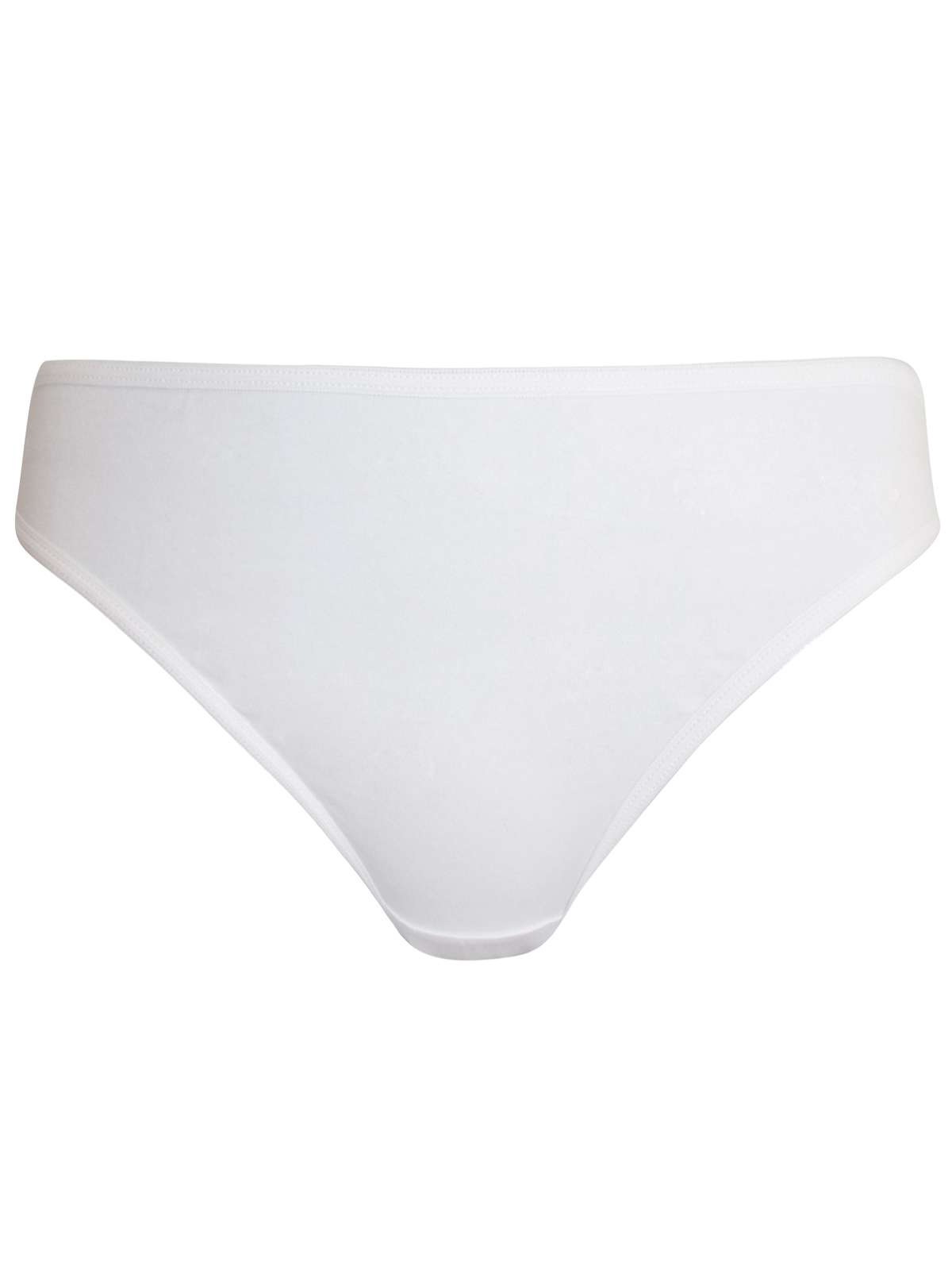 George - - G3orge WHITE 4-Pack Cotton Rich High Leg Knickers - Size 12 ...