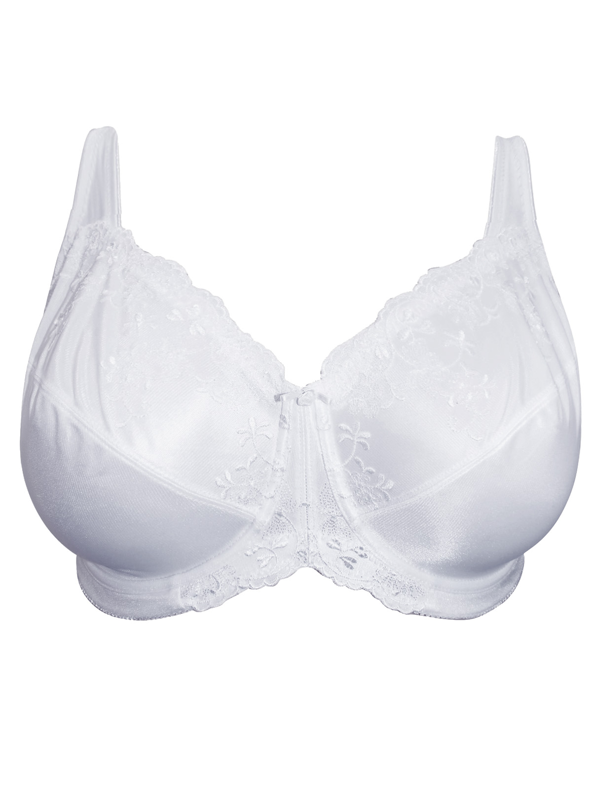 Trofe - - Trofé WHITE Bianca Full Cup Under-Wired Minimiser Bra - Size 34  to 42 (E cup)