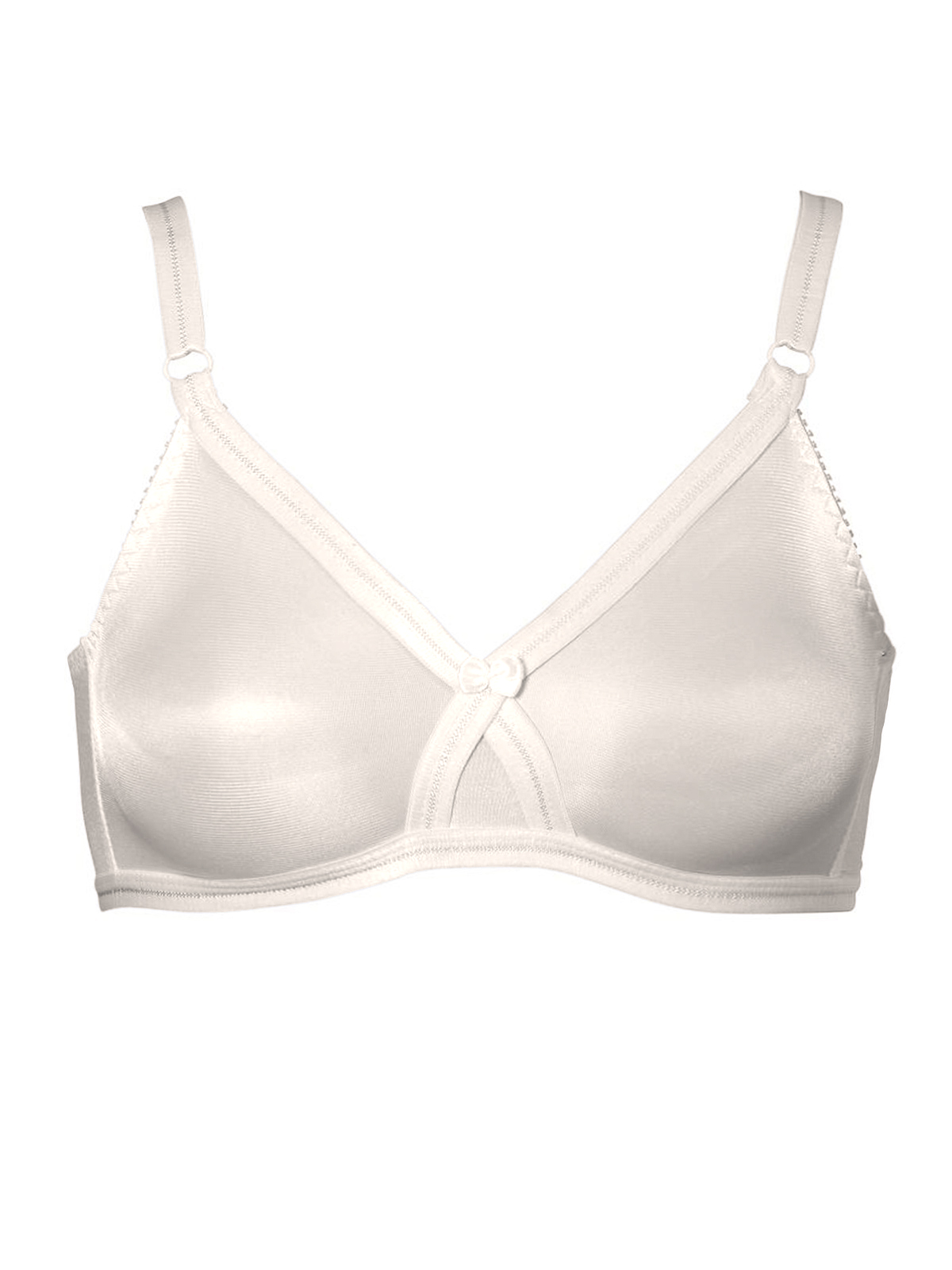 Trofe - - Trofé CHAMPAGNE Crossover Non-Wired Full Cup Bra - Size 34 to 42  (B-C-D)