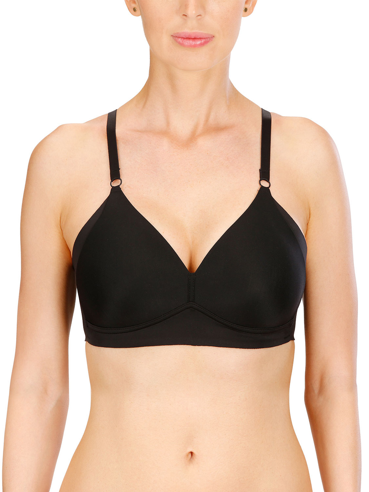 Women's Padded Seamless Non-Wired Bra 5232 Black 34 A