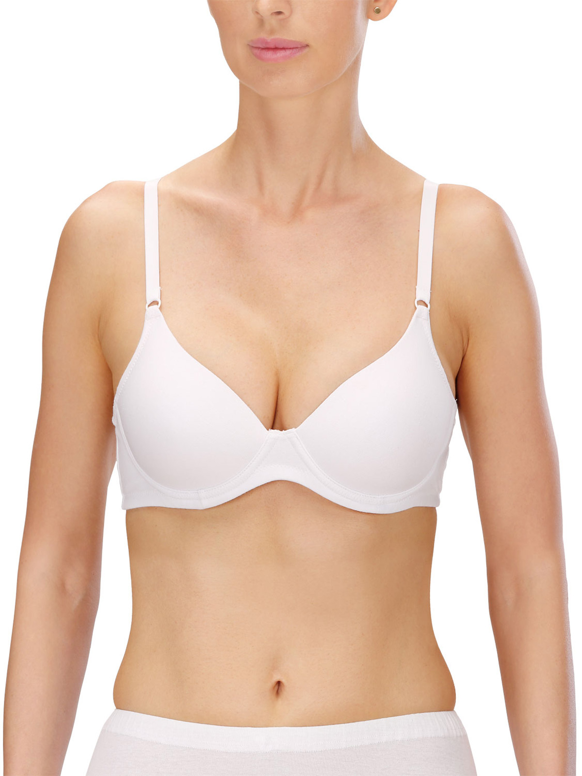 Naturana Non Wired Soft Cup T Shirt Bra 5166 White 38A 