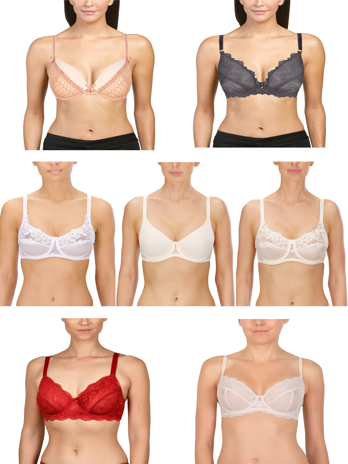 Ladies Soft Cup Bras by Naturana 86545 - Lord Wholesale Co