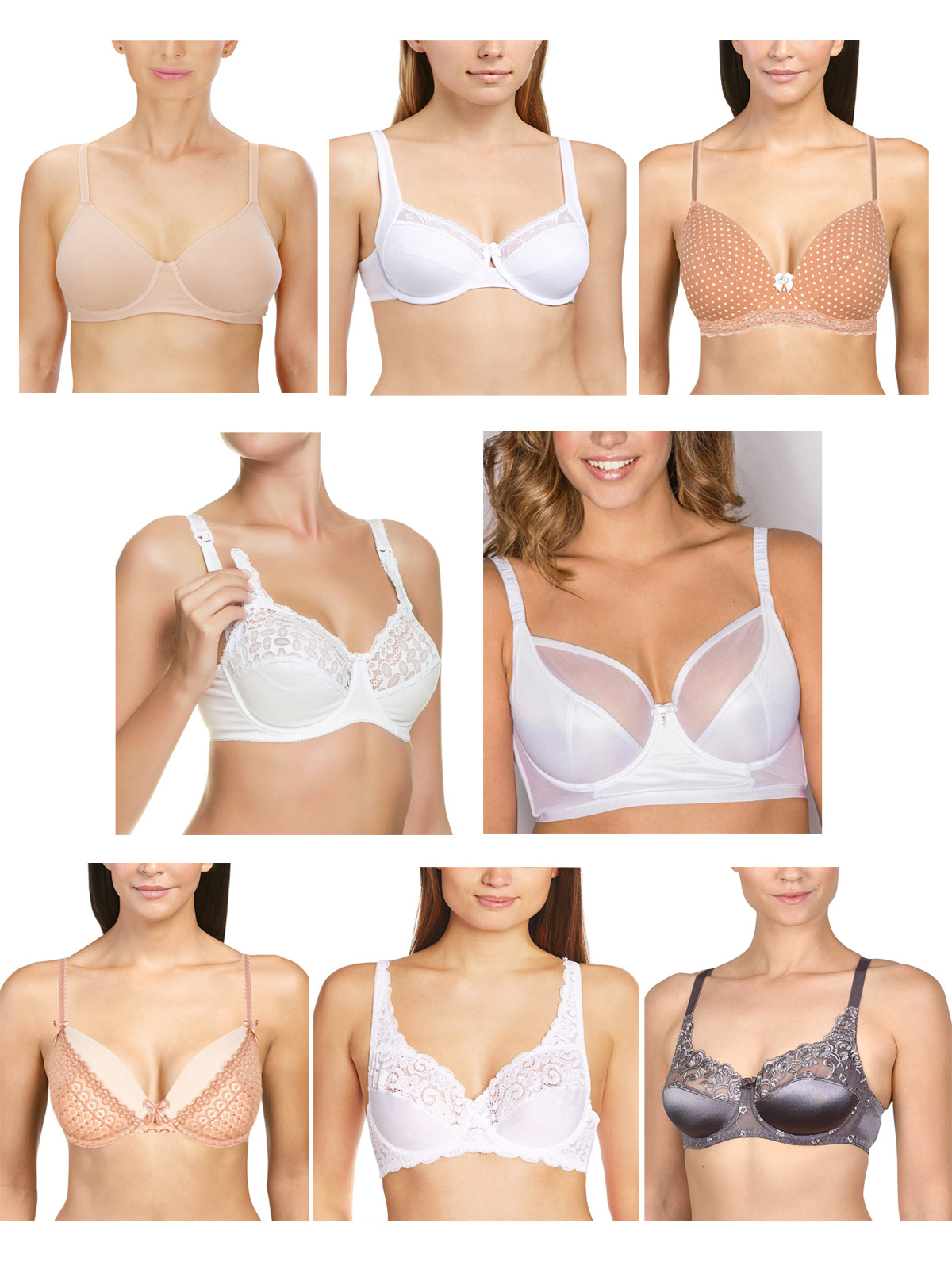 Naturana - - Naturana, Cybele, Pour Moi ASSORTED Wired Non-Padded Bras - Size  32 to 44 (B-D)