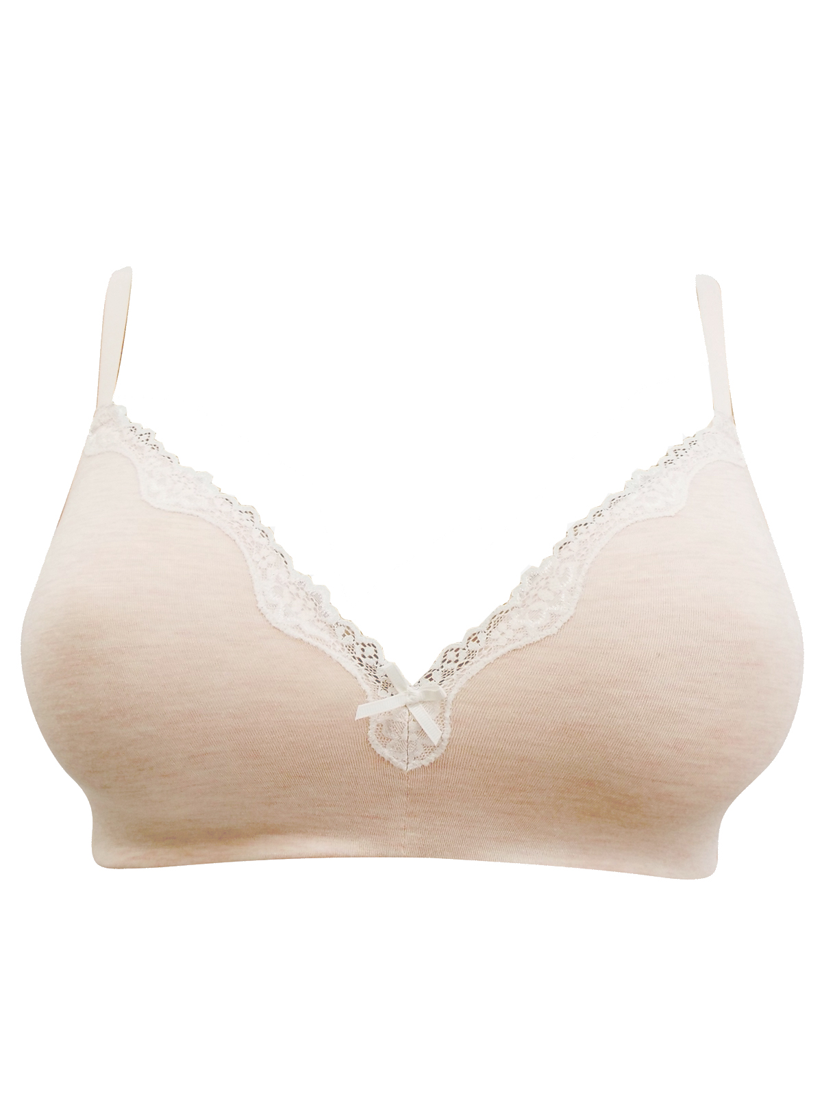 F&F - - F&F PINK-MARL Modal Blend Smoothing Moulded Full Cup Bra - Size 32  to 38 (B-C-D)