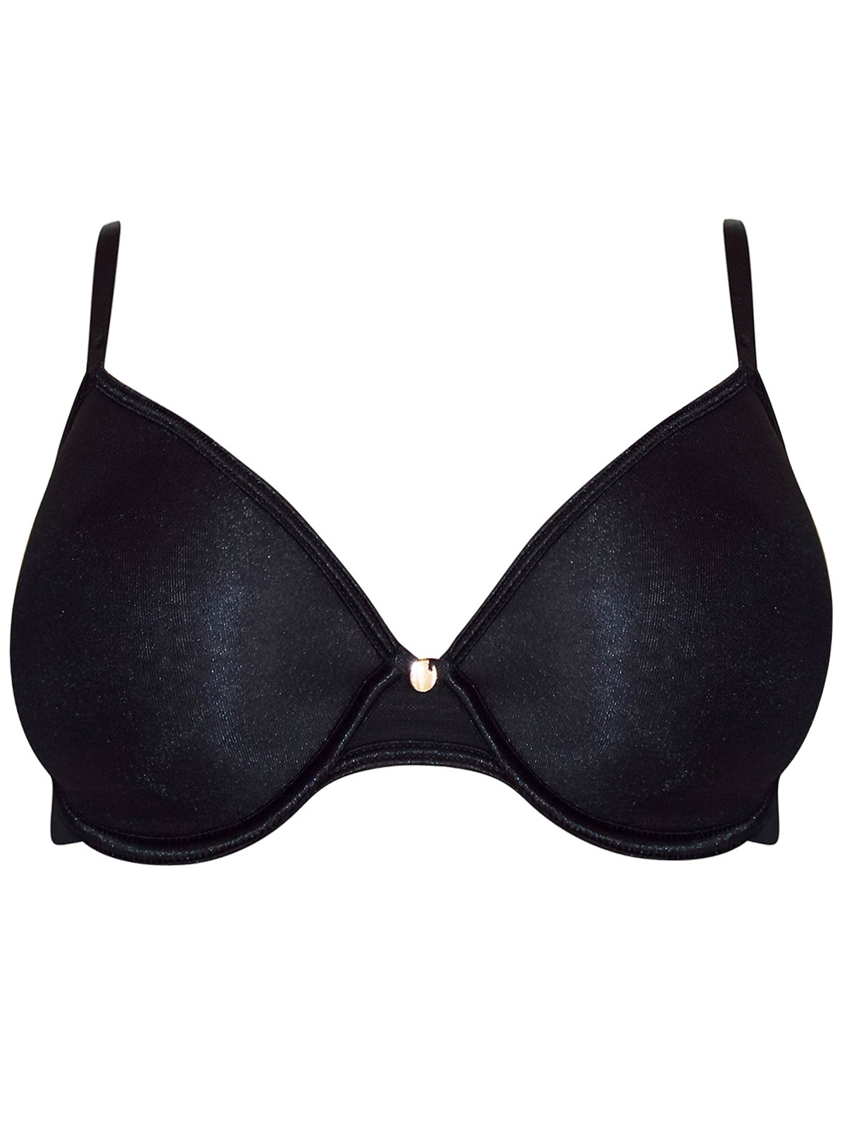 F&F - - F&F BLACK Sheer Underwired Non-Padded Bra - Size 32 to 38 (B-C-D-DD)