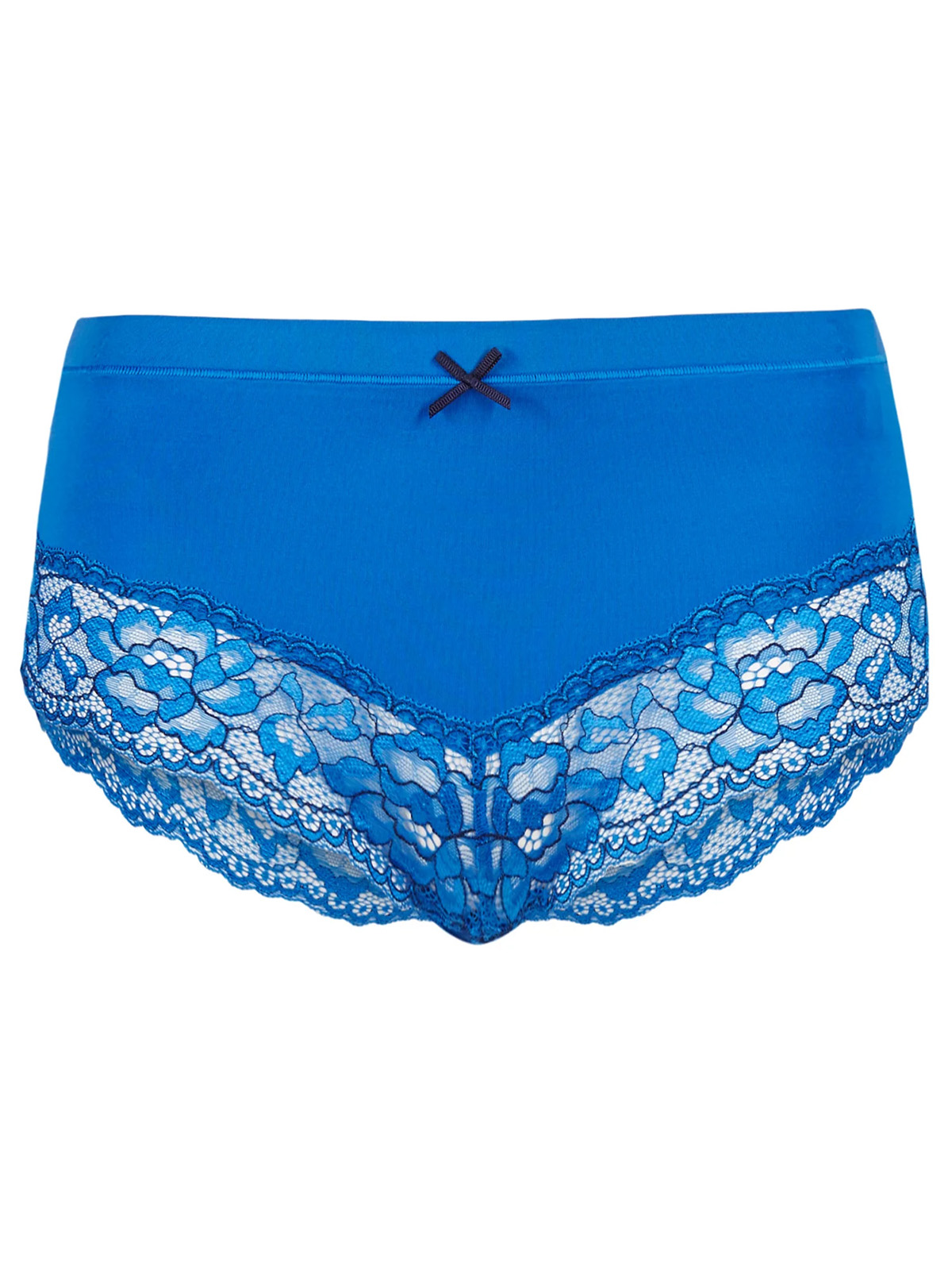 Marks and Spencer M&5 BLUE High Waisted Brazilian Knickers Size 6