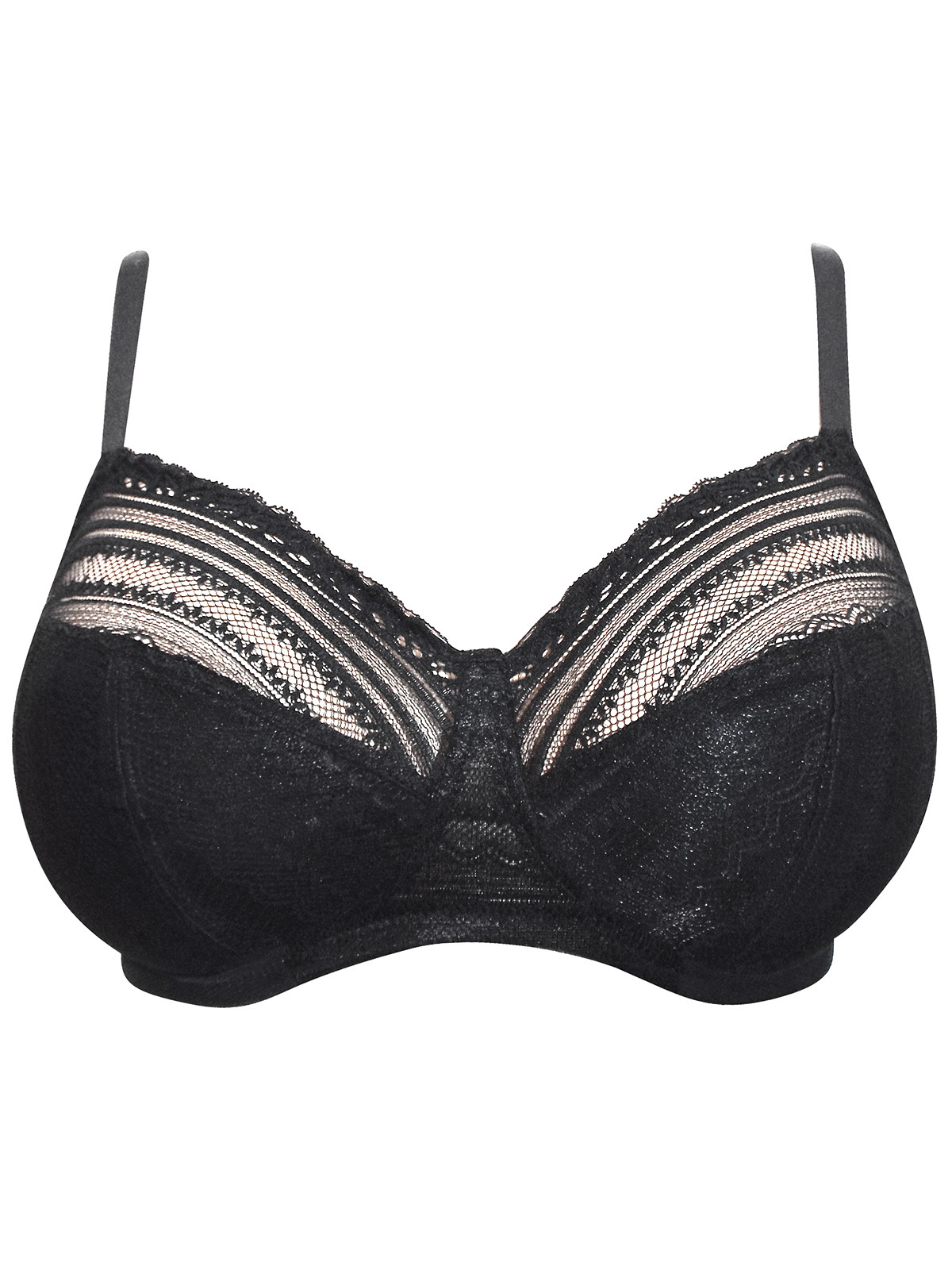 Brand New Ex M&S Underwired Lace Non-Padded Full Cup Bra Black Sizes 32-42 B-DD