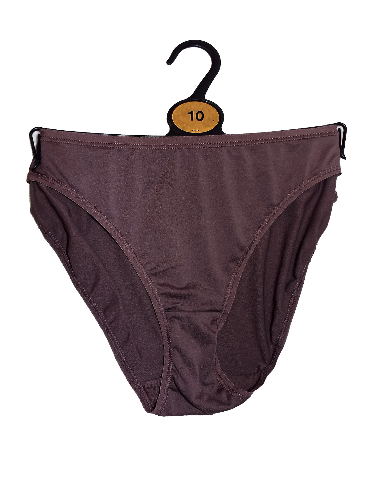 F&F F&F MAHOGANY No VPL High Leg Knickers Size 10 to 12