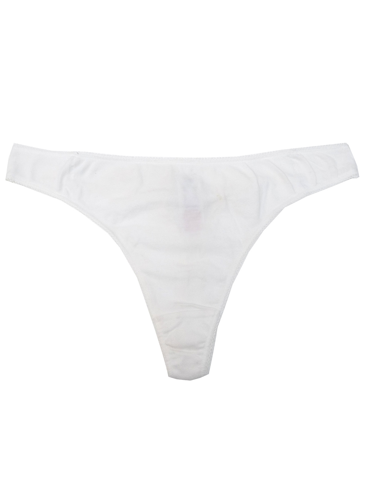 F&F - - F&F WHITE Cotton Rich Thong - Size 6 to 18