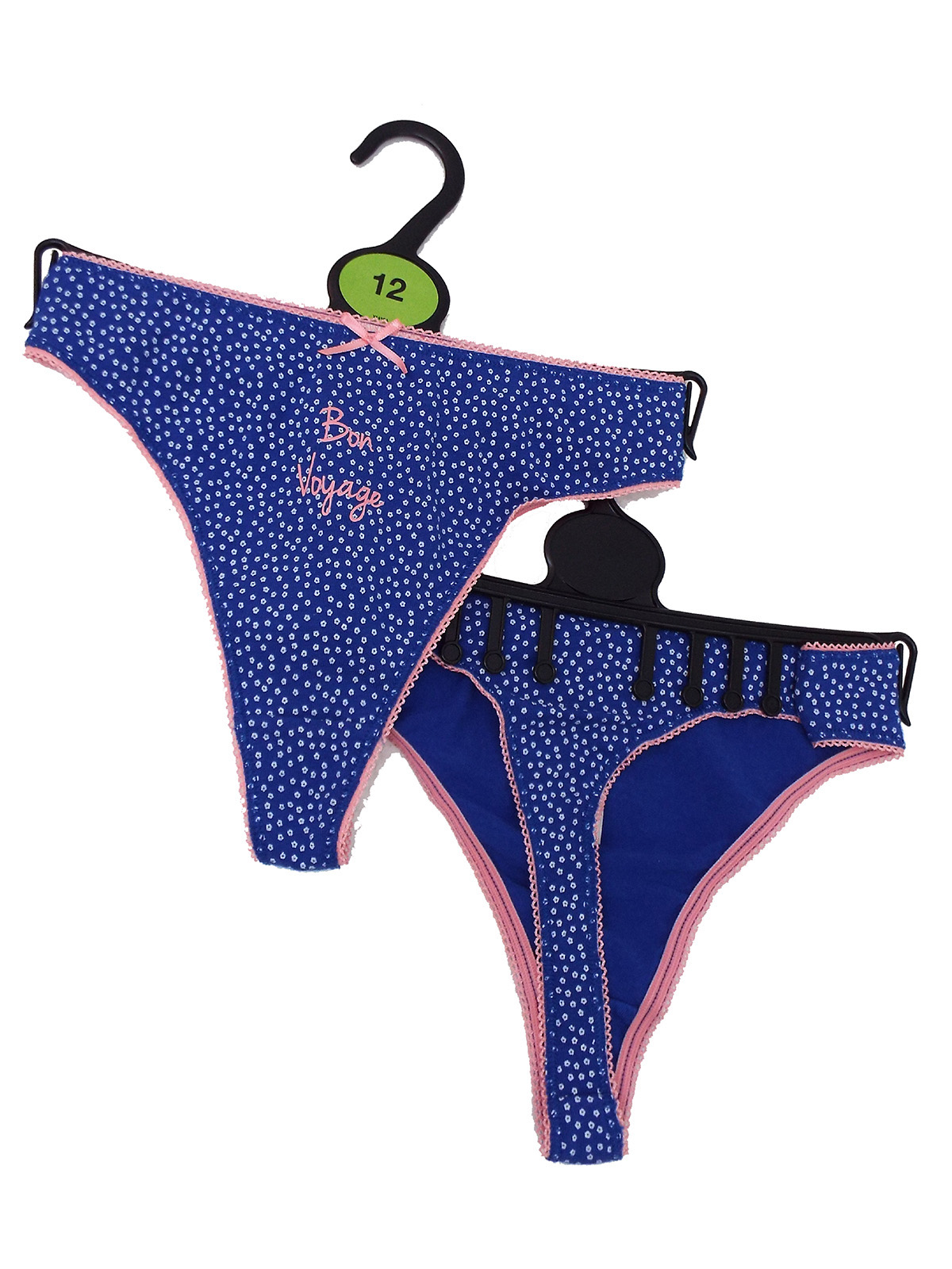 F&F F&F ASSORTED Cotton Rich Thongs Size 10 to 16