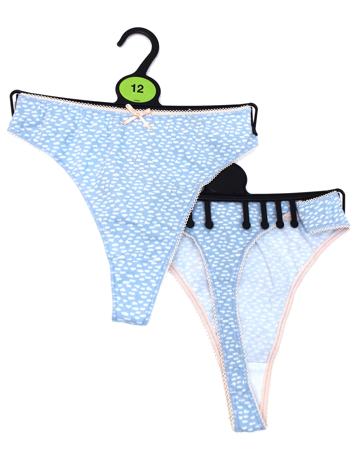 F&F - - F&F ASSORTED Cotton Rich Thongs - Size 10 To 16