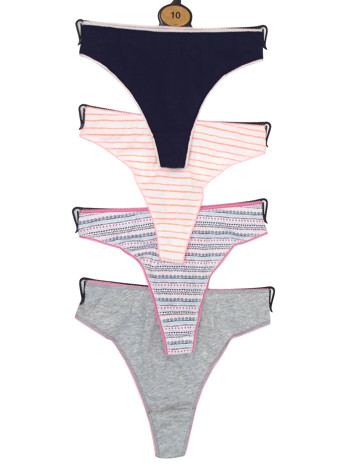 ASSORTED Cotton Rich, No VPL & Bandeau Thongs Size