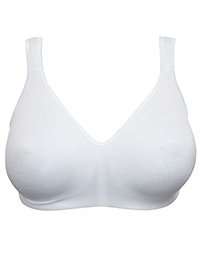 Trofé WHITE Tanja Non-Wired Soft Cup Bra - Size 32 to 42 (A-B-C-D-DD)