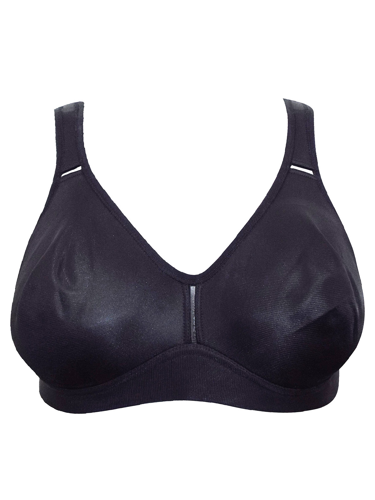 Trofe - - BLACK TOVE Non-Wired Soft Full Cup Bra - Size 34 to 44 (B-C-D-DD)