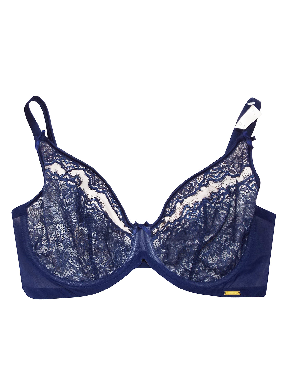 Boux Avenue - - Boux Avenue BLUE Opel Eyelash Plunge Bra - Size 30 to ...