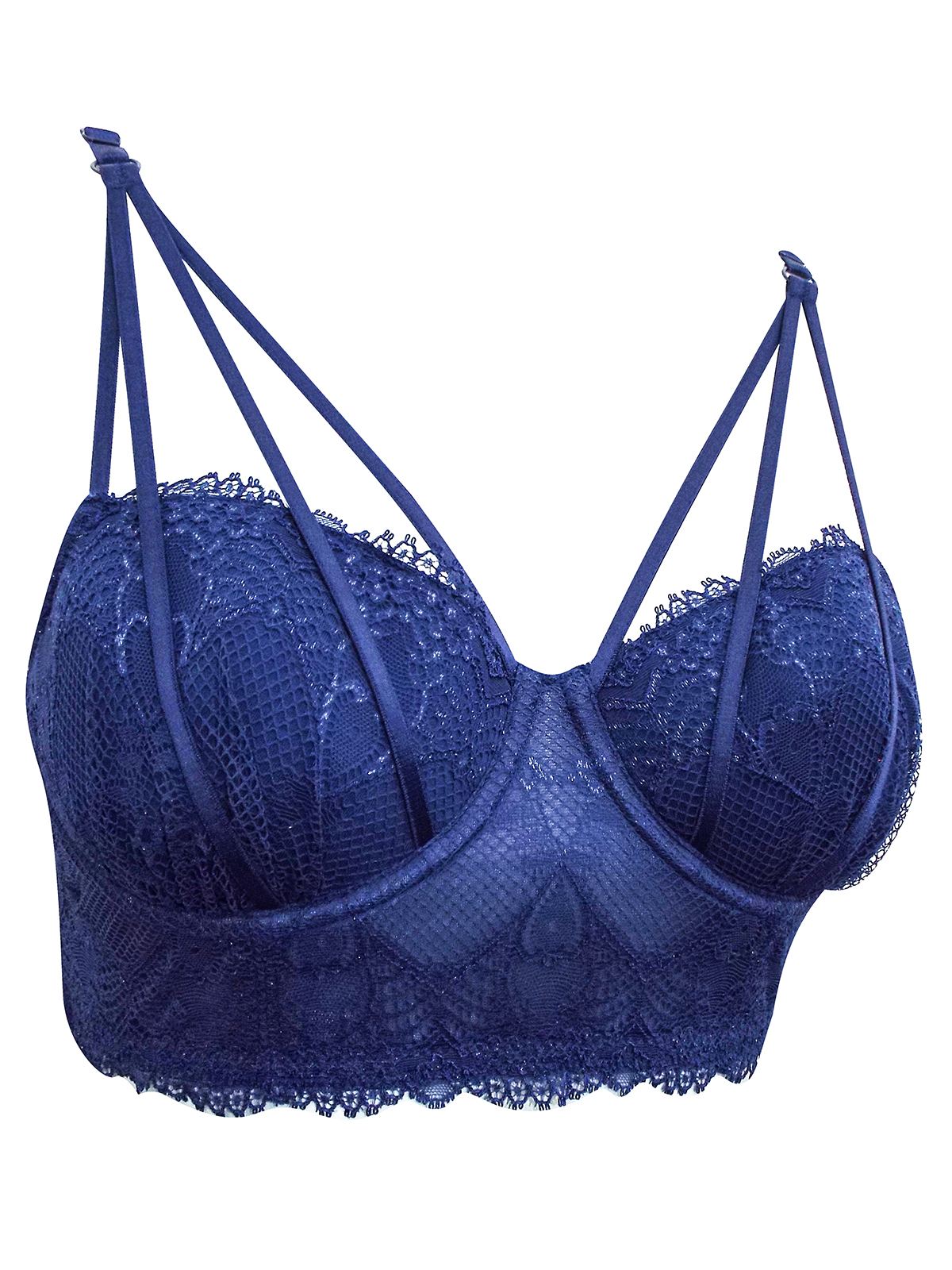 Boux Avenue - - Boux Avenue NAVY Whitney Longline Bra - Size 34 (A-B)