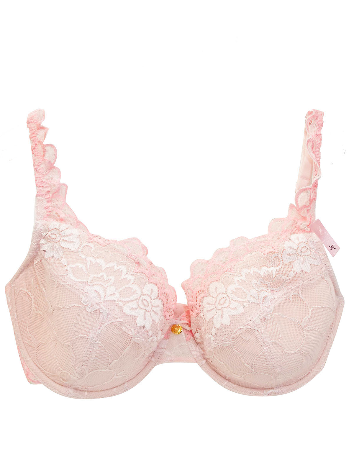 Boux Avenue - - Boux Avenue PEACH Scallop Plunge Bra - Size 30 to 34 (E ...