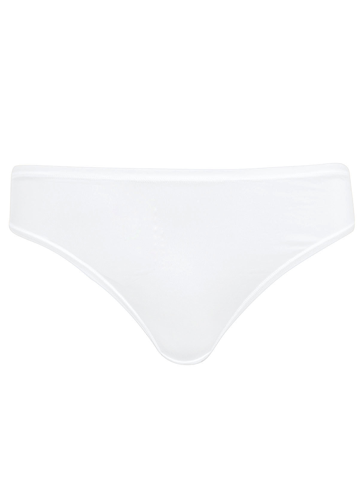 F&F - - F&F WHITE Microfibre High Leg Knickers - Size 10 to 12