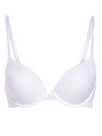 Rebel WHITE Underwired T-Shirt Bra - Size 32 to 34 (A cup)