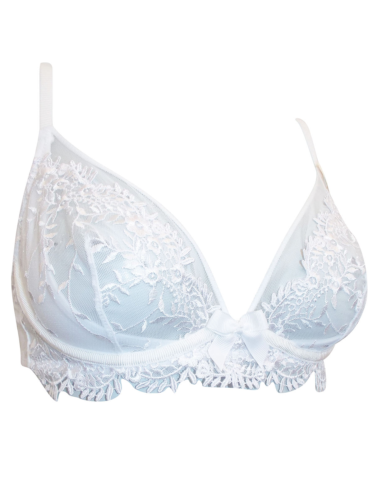 Boux Avenue - - Boux Avenue WHITE Bridgette Plunge Bra - Size 32 To 36 ...