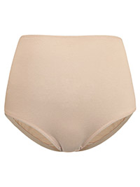 NATURAL Pure Cotton Full Briefs - Size 6/8 to 22/24 (XS to XXL)
