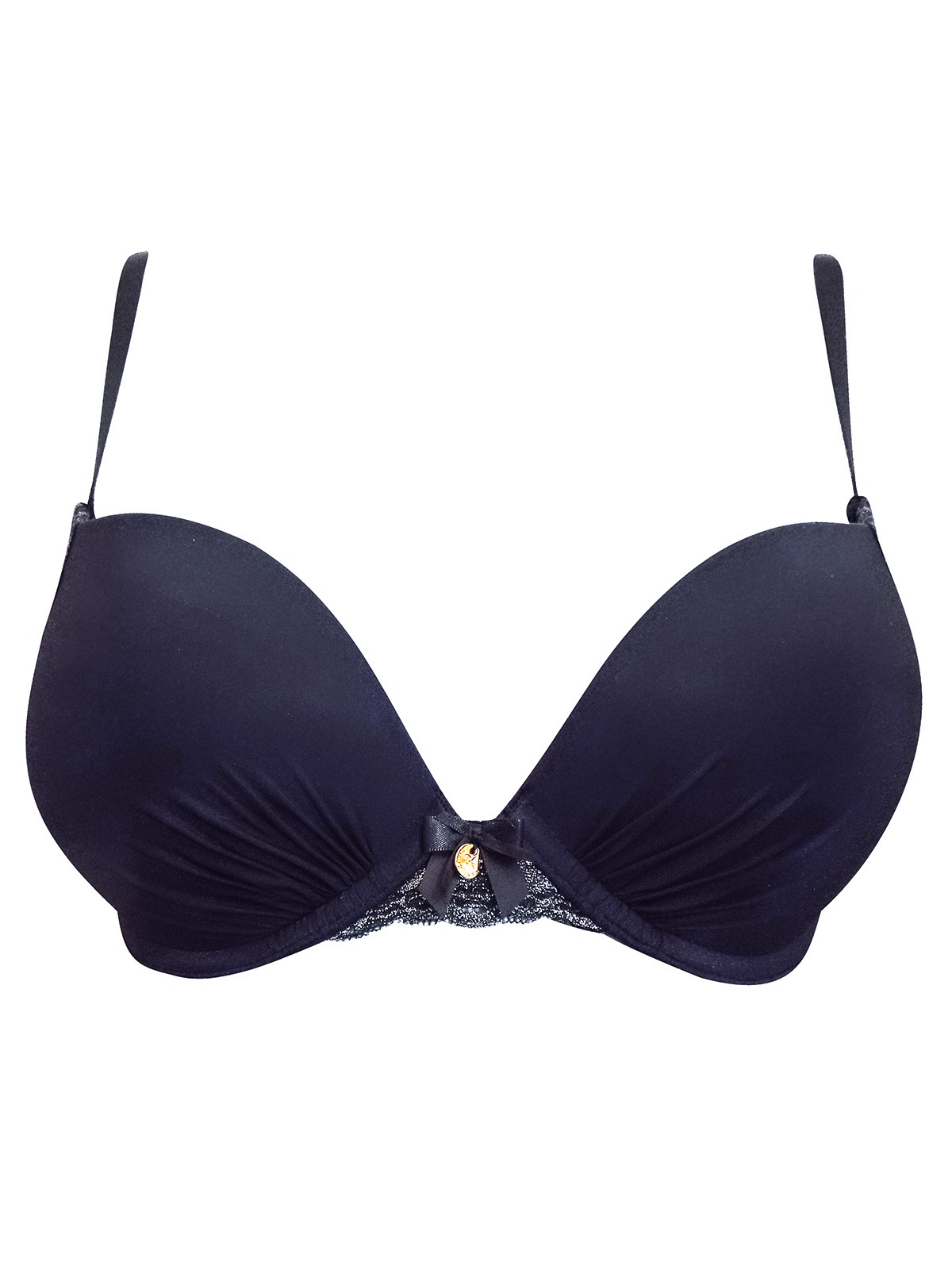 Boux Avenue Mackenna plunge bra - Black & Nude - 32DD, £12.00