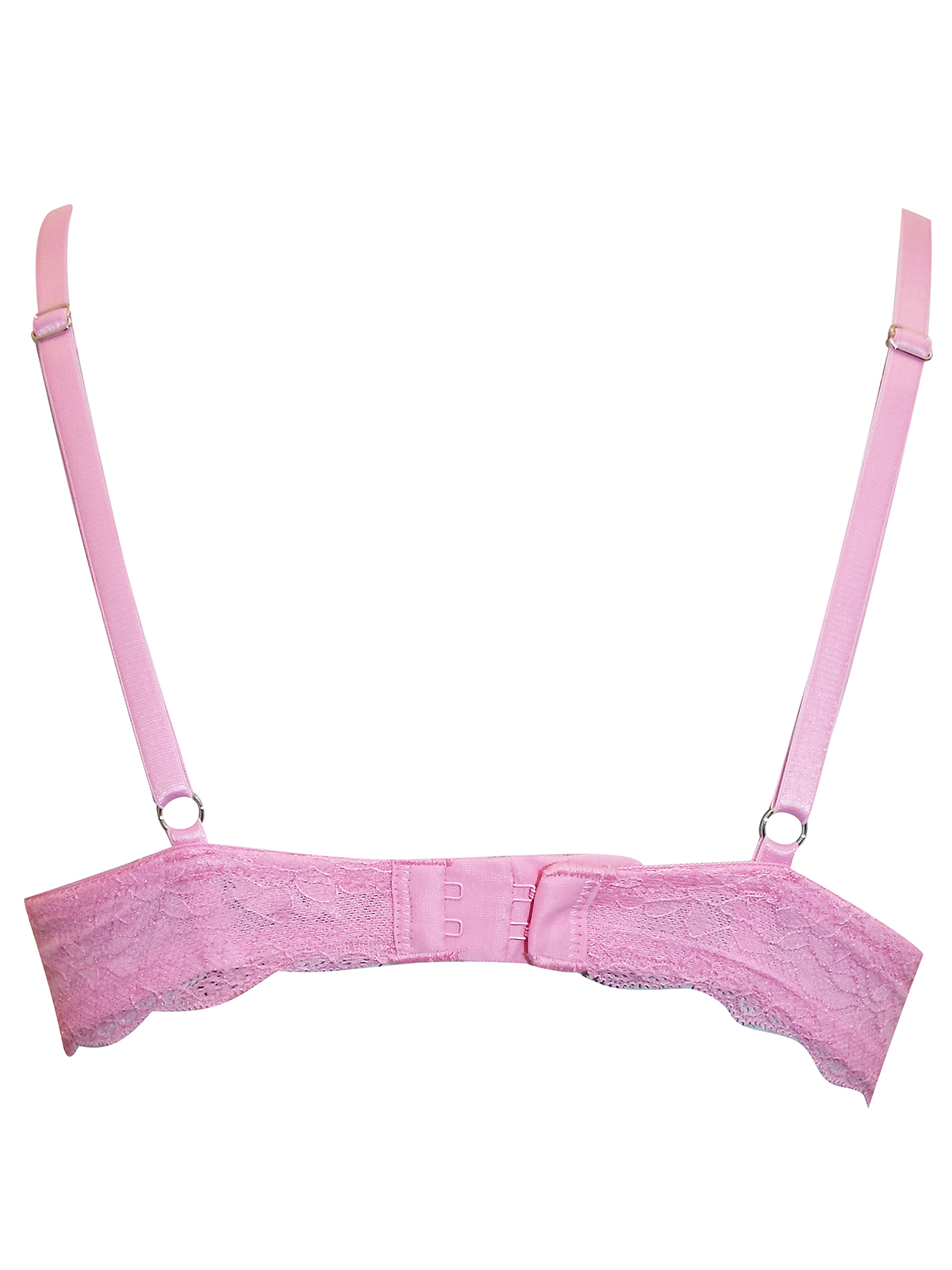 Boux Avenue Casey heart plunge bra - Pink - 34DD, £18.00