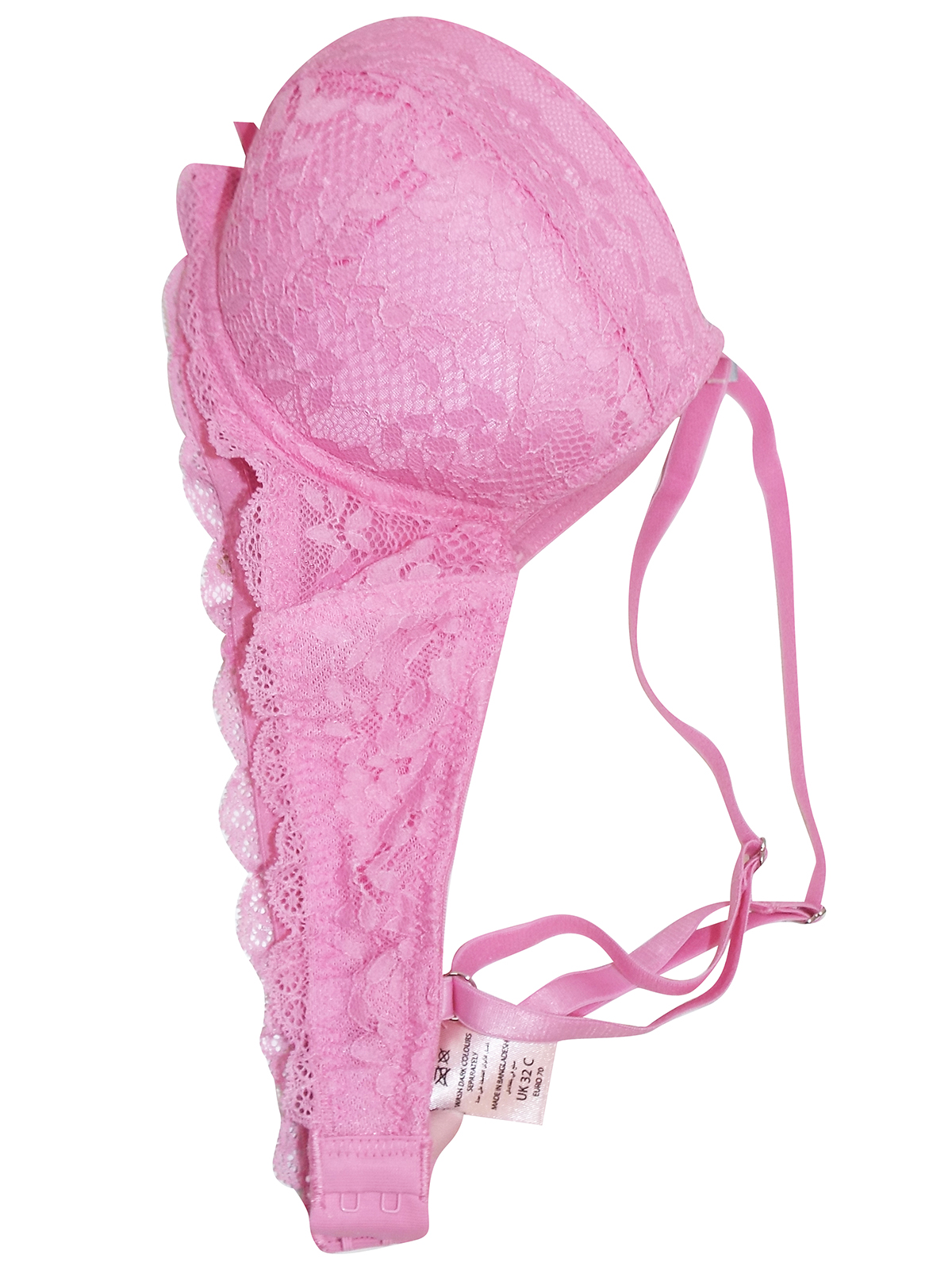 Boux Avenue Ellsie high apex plunge bra - Pink Mix - 34D, £20.00
