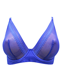 G3ORGE COBALT Embroidered Wired Non-Padded Bra - Size 32 to 38 (B-C-E-G)